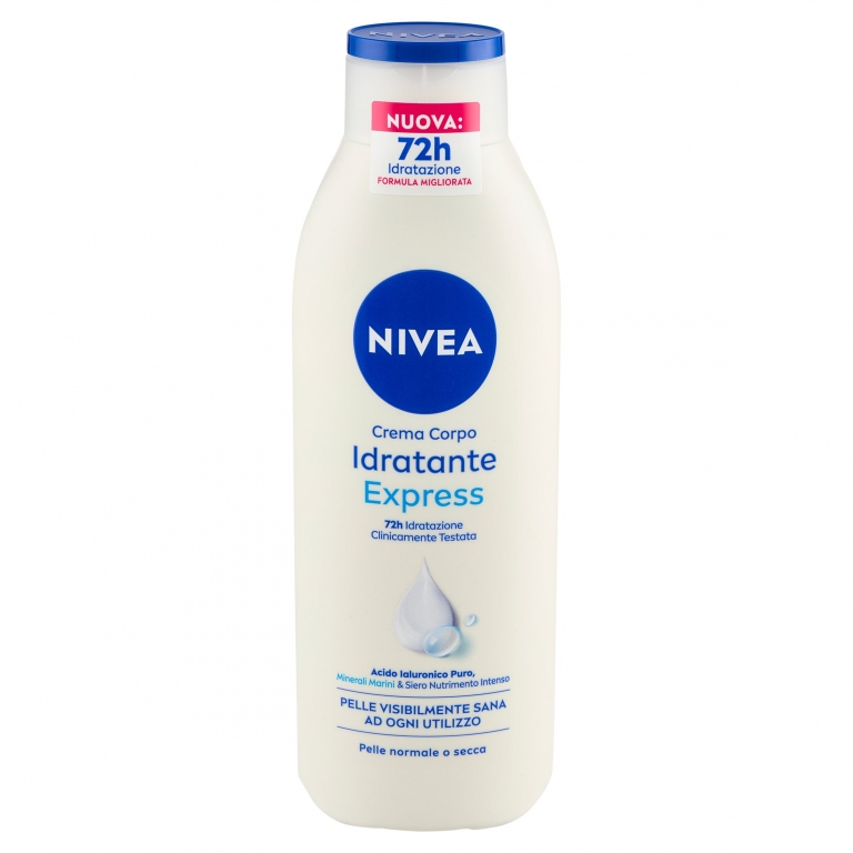 NIVEA CREMA CORPO IDRATANTE EXPRESS 48 H SIERO IDRATAZIONE INTENSA E MINERALI MARINI 250 ML