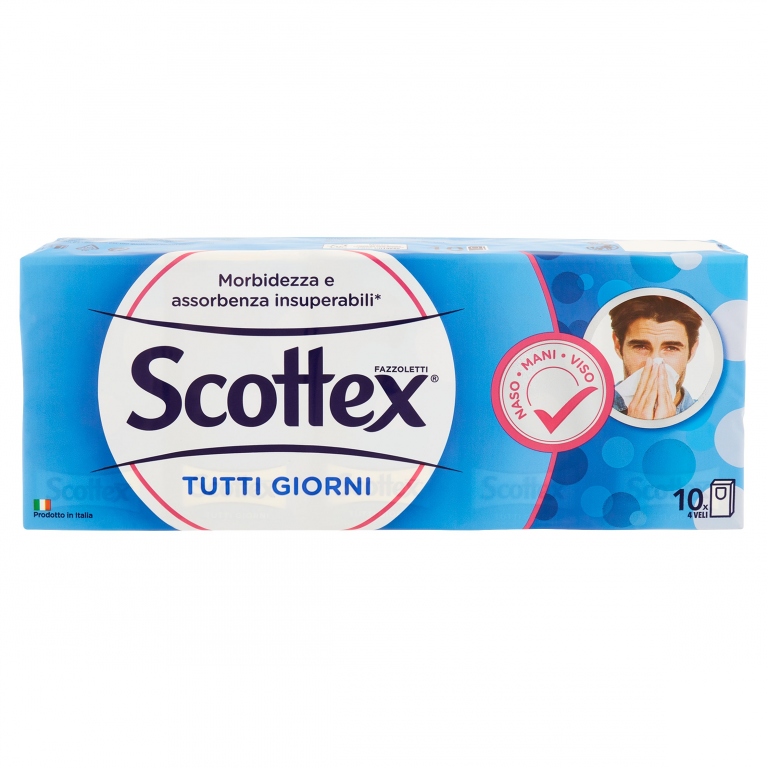 SCOTTEX COMFORT COMPLETO FAZZOLETTI 12 PZ