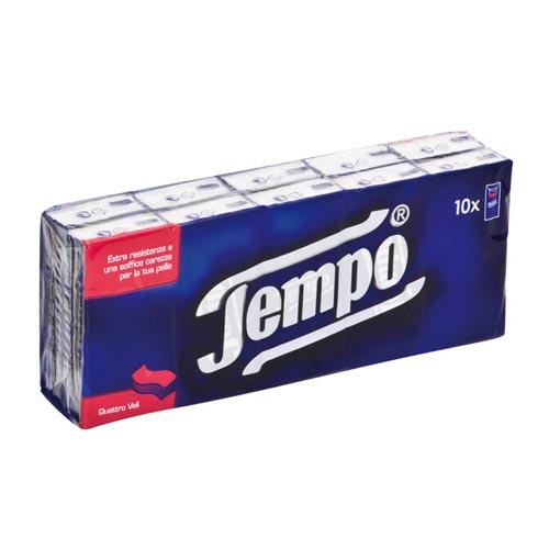 TEMPO FAZZOLETTI 4 VELI 10 PZ