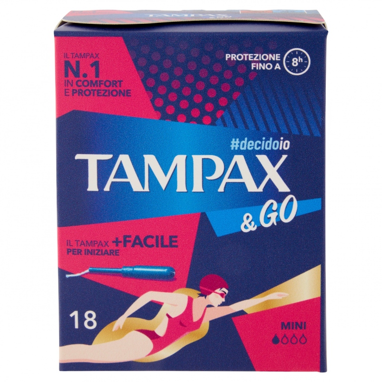 TAMPAX &GO MINI X18