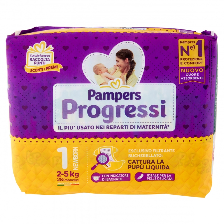 PAMPERS PROGRESSI NEWBORN X28