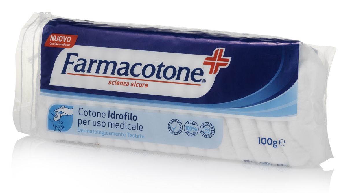 FARMACOTONE COTONE IDROFILO PER USO MEDICALE 100 G