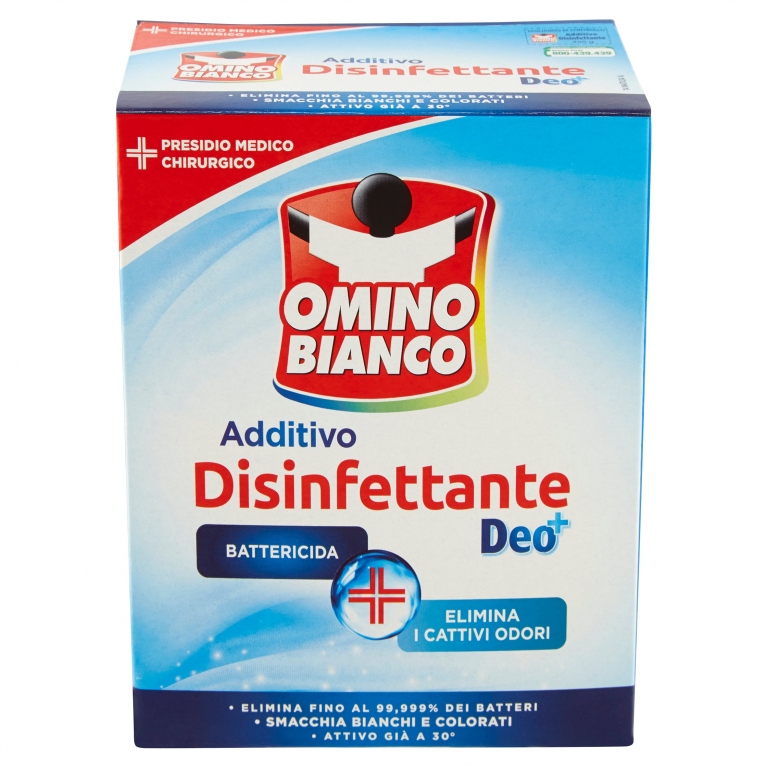 OMINO BIANCO ADDITIVO DISINFETTANTE DEO+ 450 G