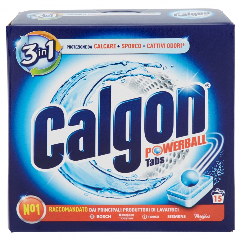 CALGON 3IN1 POWERBALL TABS 15 TABS 195 G