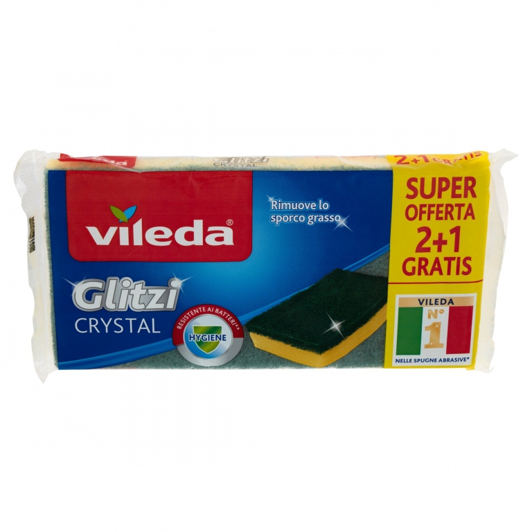 VILEDA GLITZI CRYSTAL SUPER OFFERTA 2 + 1 GRATIS