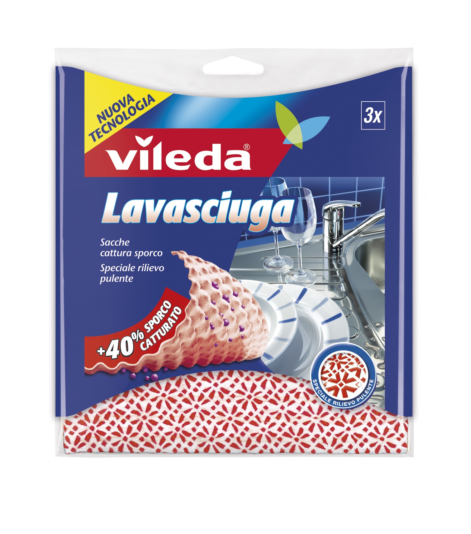 VILEDA LAVASCIUGA 3X 36 X 34 CM