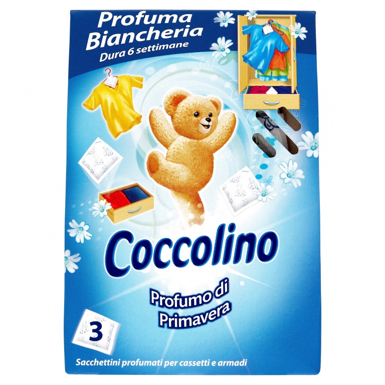 COCCOLINO PROFUMA BIANCHERIA PROFUMO DI PRIMAVERA 3 PZ