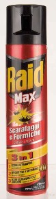RAID MAX SCARAFAGGI E FORMICHE 3 IN 1 300 ML