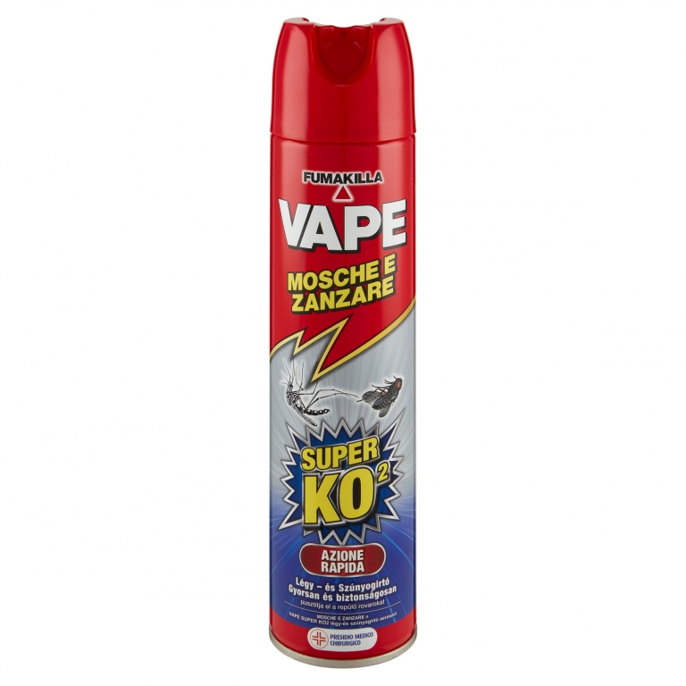 VAPE MOSCHE E ZANZARE SPRAY 400 ML.
