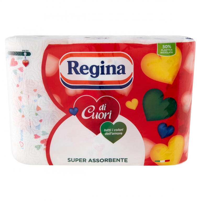 REGINA DI CUORI CARTA CUCINA 3 ROTOLI