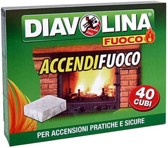 DIAVOLINA ACCENDIFUOCO 40 CUBETTI