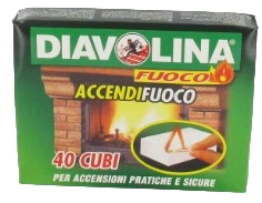 DIAVOLINA ACCENDIFUOCO 40 CUBETTI