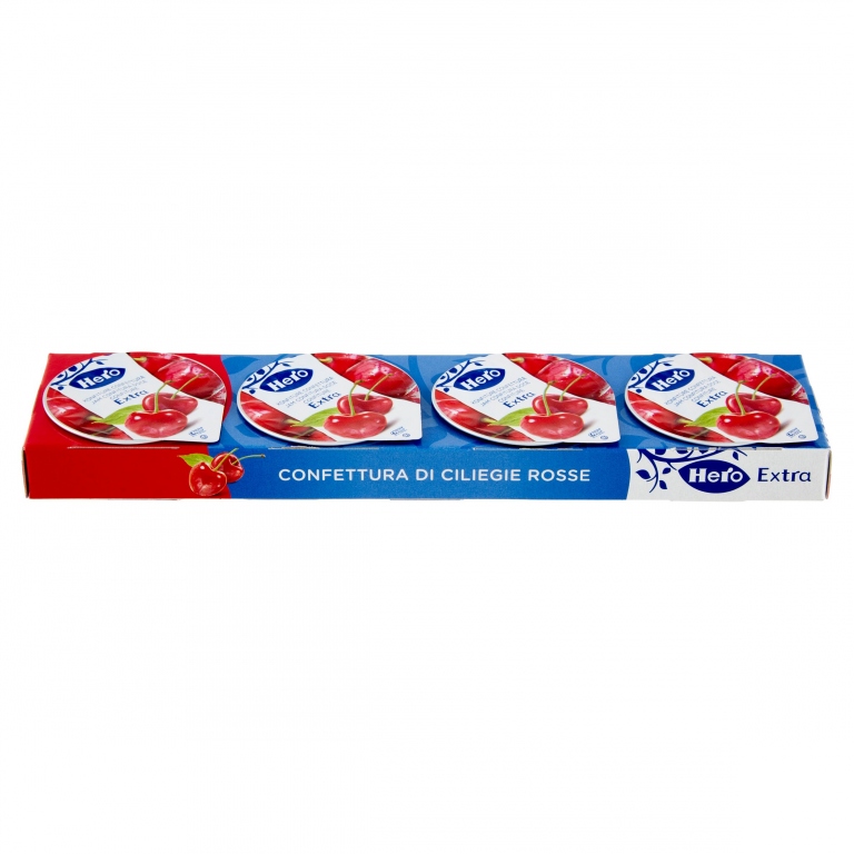 HERO CONFETTURA EXTRA DI CILIEGIE ROSSE 4 X 25 G