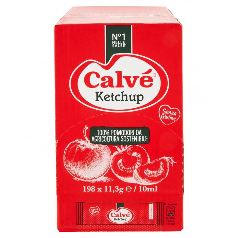 KETCHUP CALVE' MONODOSE GR.10X198