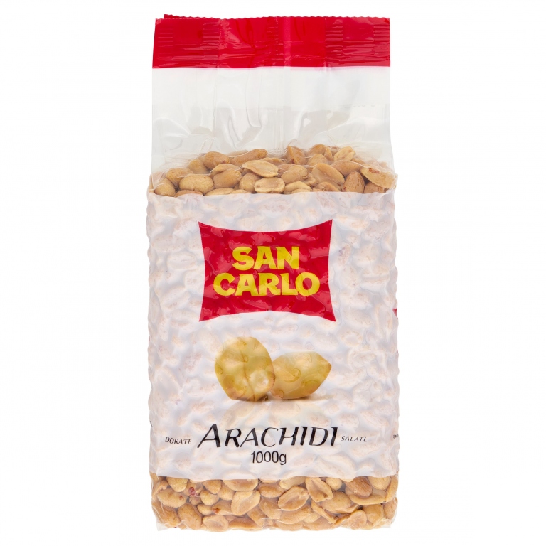 SAN CARLO PARTY ARACHIDI DORATE SALATE 1000 G