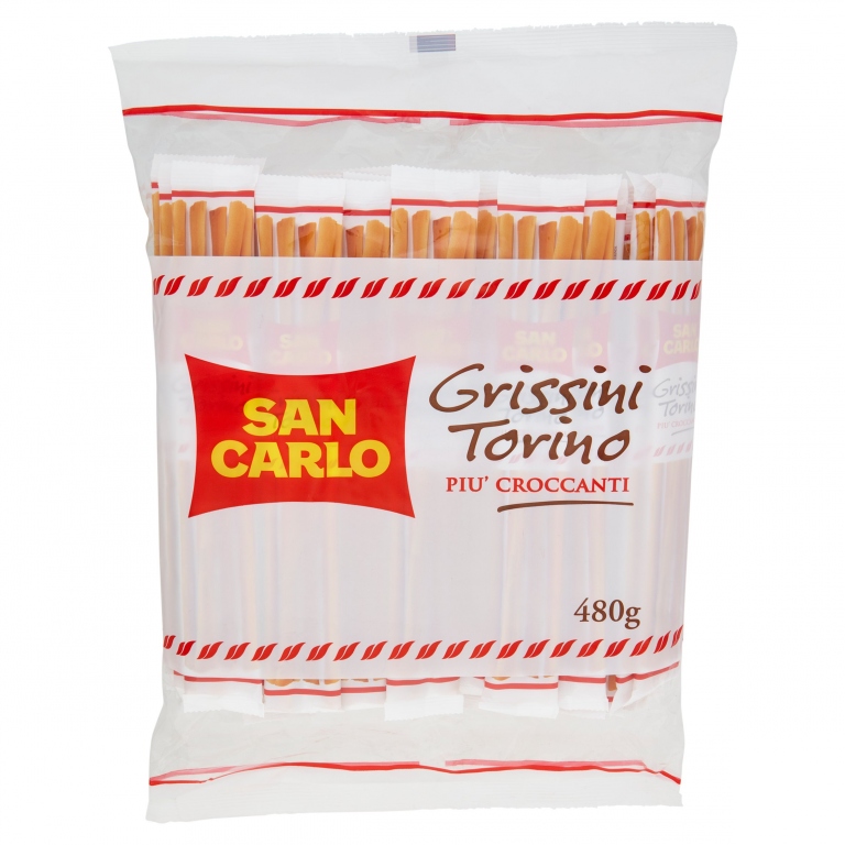 SAN CARLO GRISSINI TORINO 40 CONFEZIONI 480 G