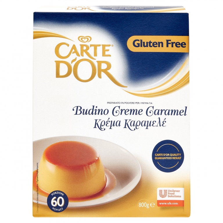 BUDINO CARTE D'OR CREME CARAMEL GR.800