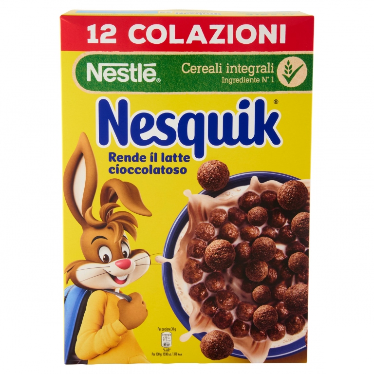 NESQUIK PALLINE DI CEREALI INTEGRALI AL CIOCCOLATO 375G