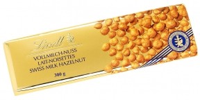 LINDT SWISS PREMIUM CHOCOLATE LATTE NOCCIOLE 300 G