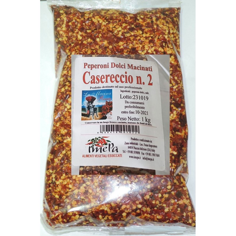 PEPE ROSSO DOLCE CASEREC.MAC.ROSSA KG.1