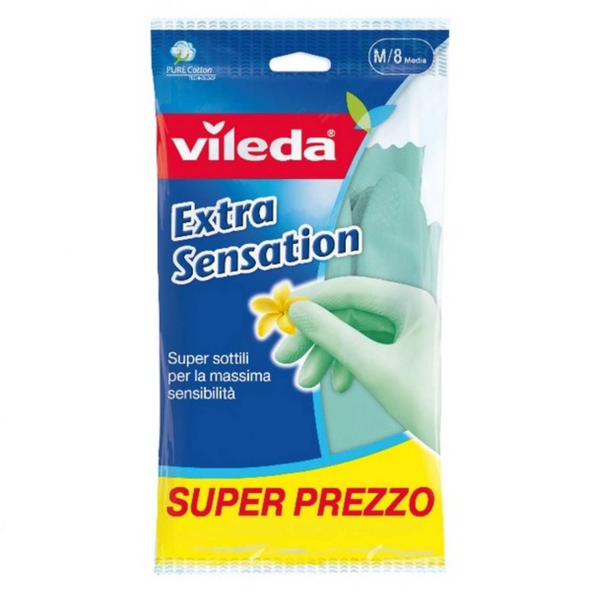 VILEDA GUANTI SENSITIVE MISURA M/8 MEDIA
