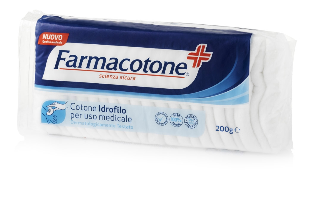 FARMACOTONE COTONE IDROFILO PER USO MEDICALE 200 G