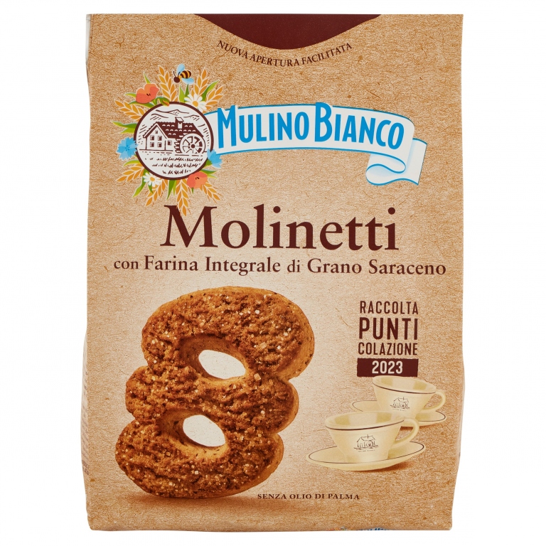MULINO BIANCO MOLINETTI CON FARINA INTEGRALE DI GRANO SARACENO OFFERTA 1000G