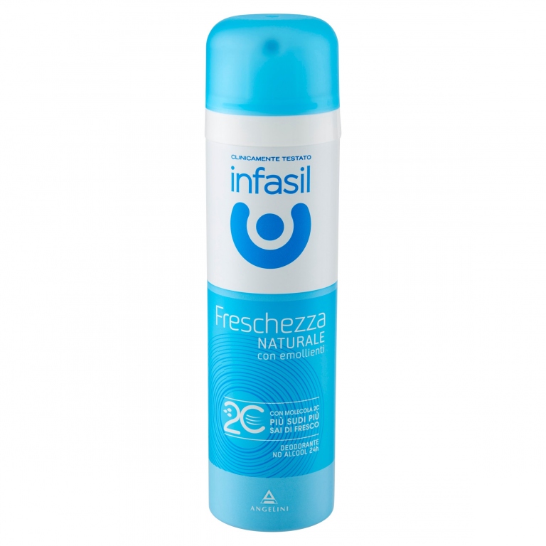 INFASIL FRESCHEZZA NATURALE DEODORANTE SPRAY CON EMOLLIENTI 150 ML