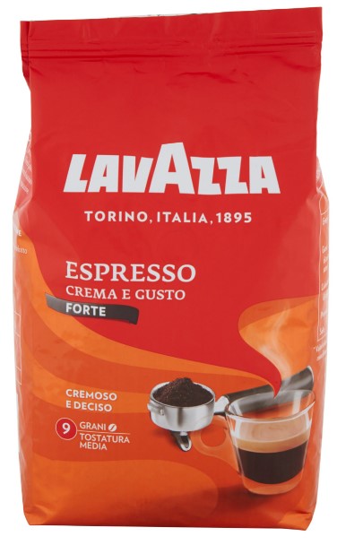 LAVAZZA, CREMA E GUSTO FORTE ESPRESSO CAFFE GRANI - 1000 G