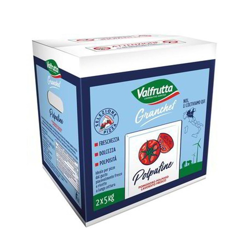 POLPA VALFRUTTA ROSSOPIZZA GRANCHEF KG.5X2 BAGBOX 