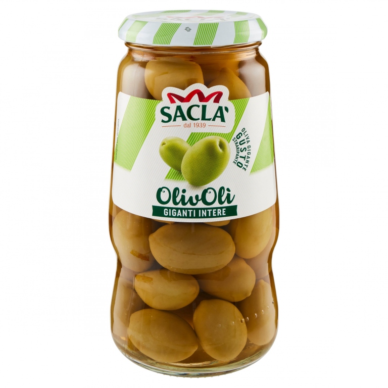 SACLA OLIVOLI GIGANTI INTERE 560 G