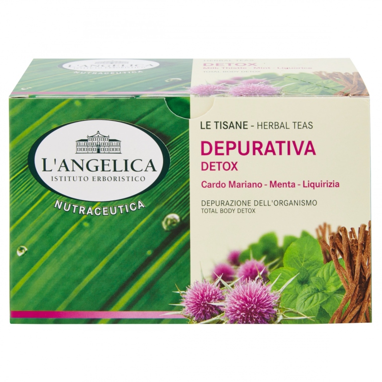L'ANGELICA NUTRACEUTICA LE TISANE DEPURATIVA DETOX 20 FILTRI 40 G