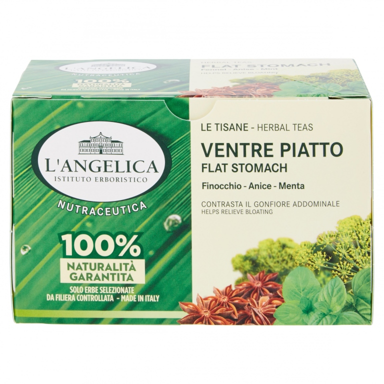 L'ANGELICA LE TISANE NUTRACEUTICA VENTRE PIATTO 20 FILTRI 40 G