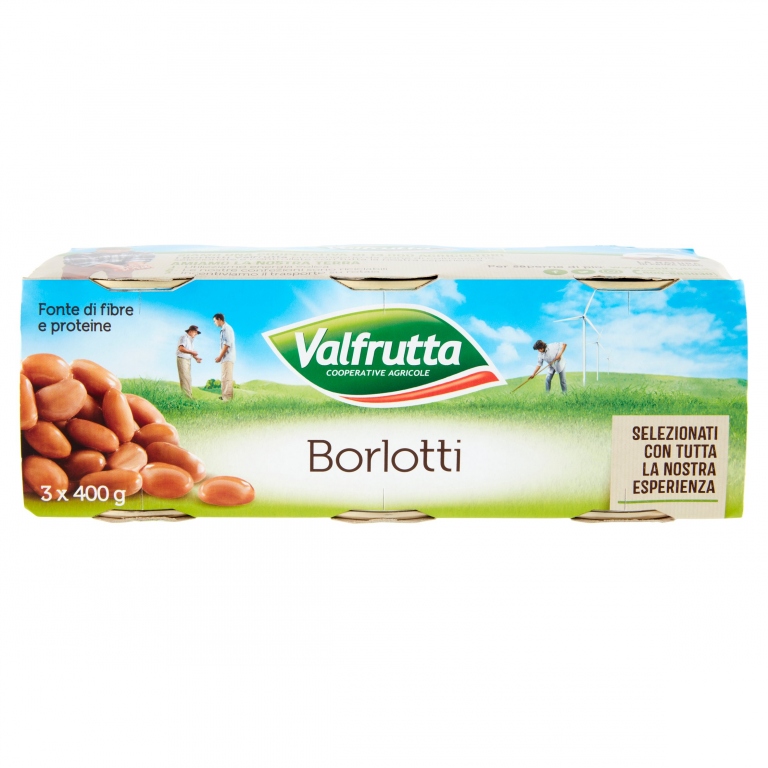 VALFRUTTA BORLOTTI ITALIANI 3 X 400 G